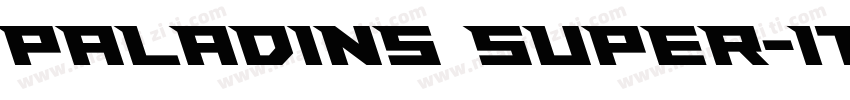 Paladins Super-Italic字体转换